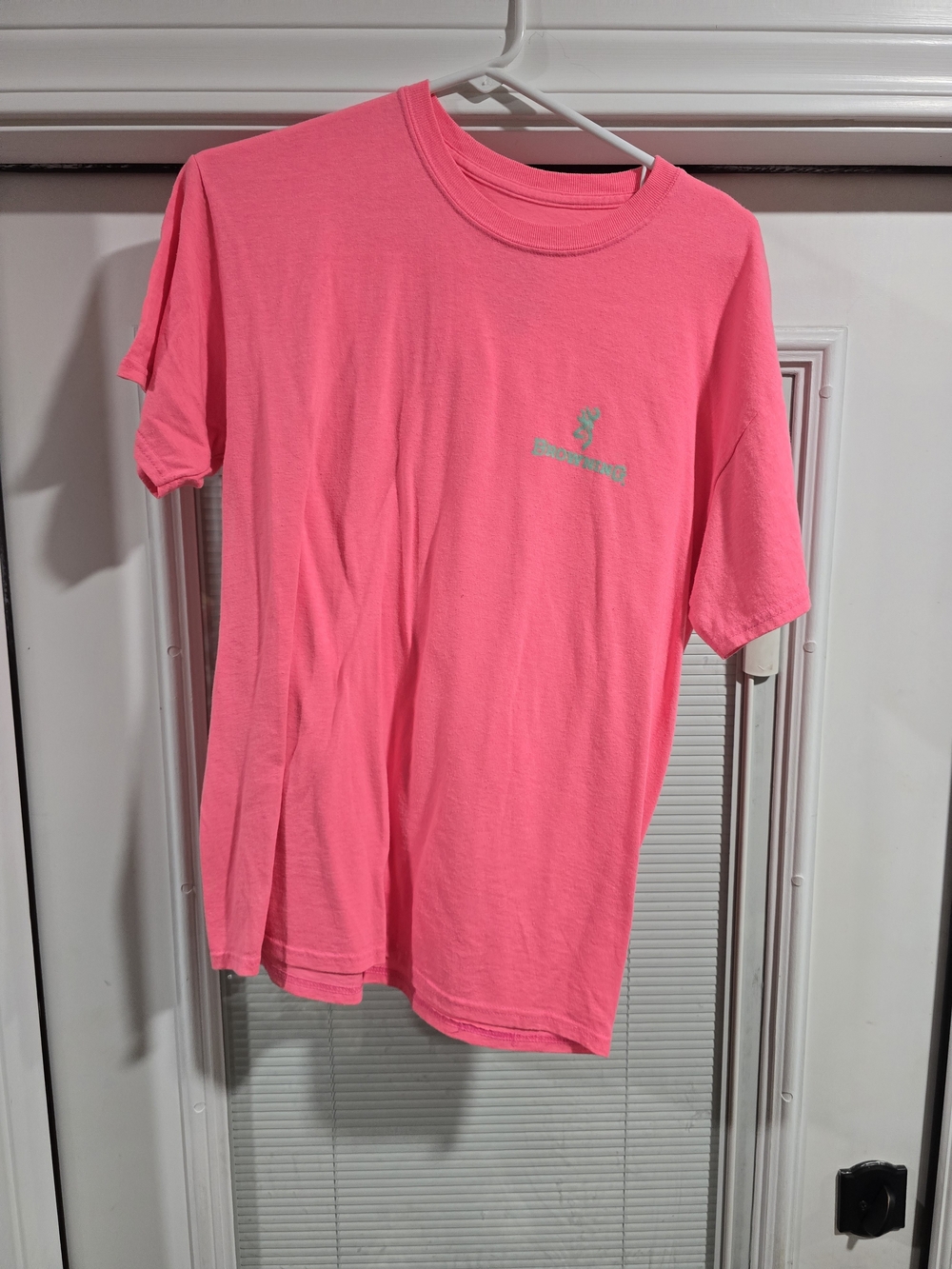 Browning Bright Pink Logo Tee